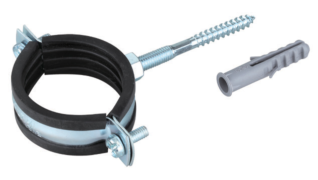 Objímka na potrubie s gumou 1/2