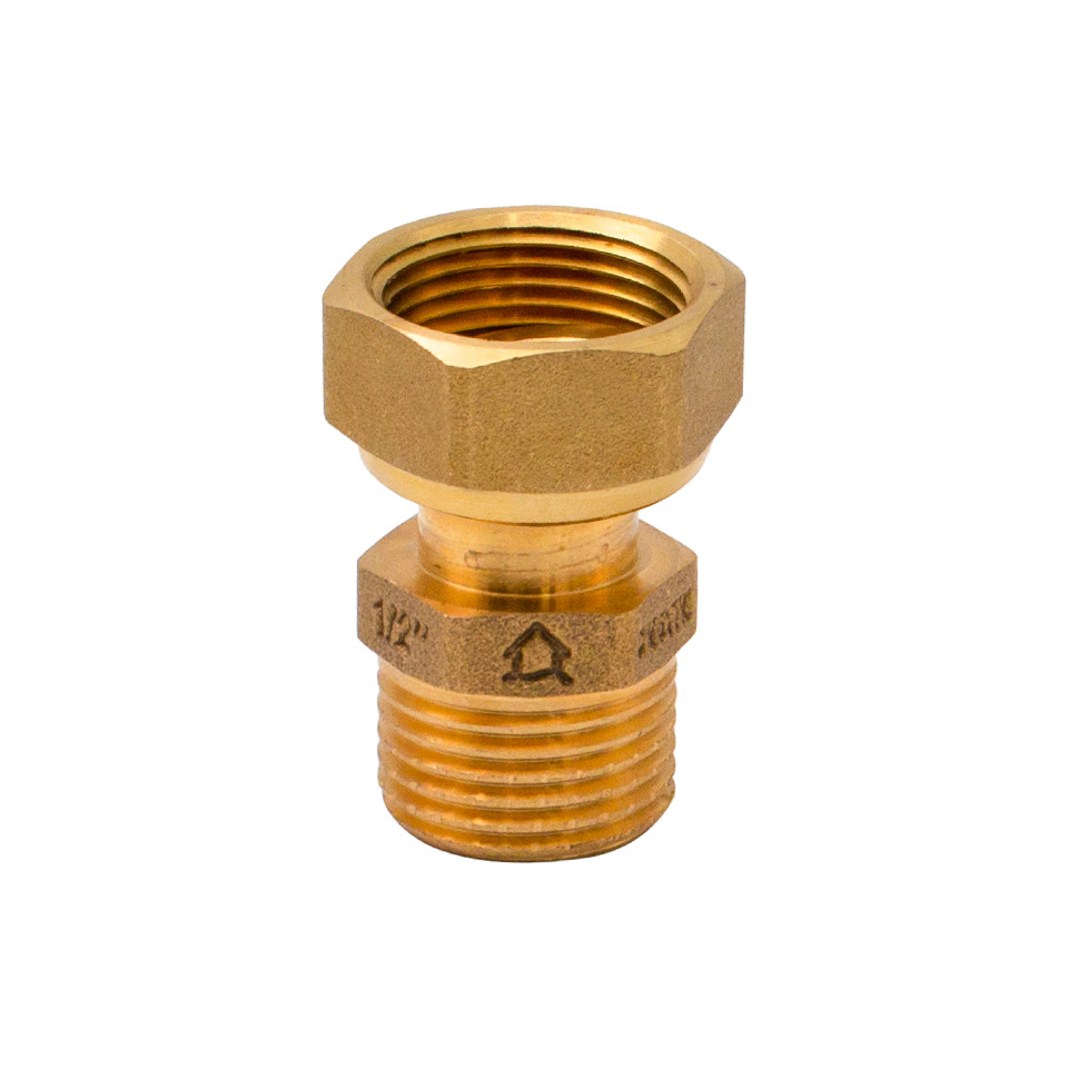 Mosadzná spojka priama CW617N 1/2