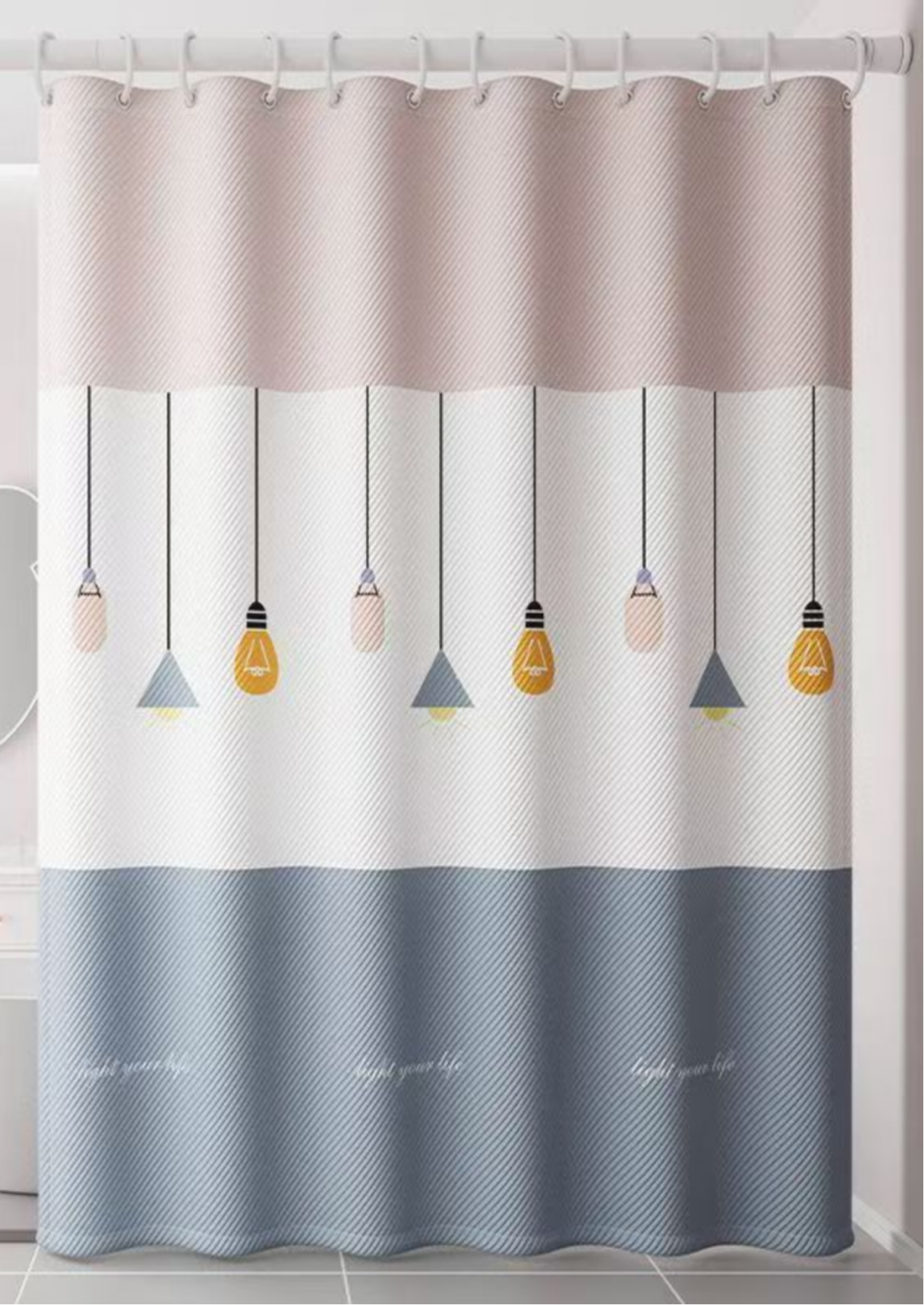 Sprchový záves LIGHT 180x200cm